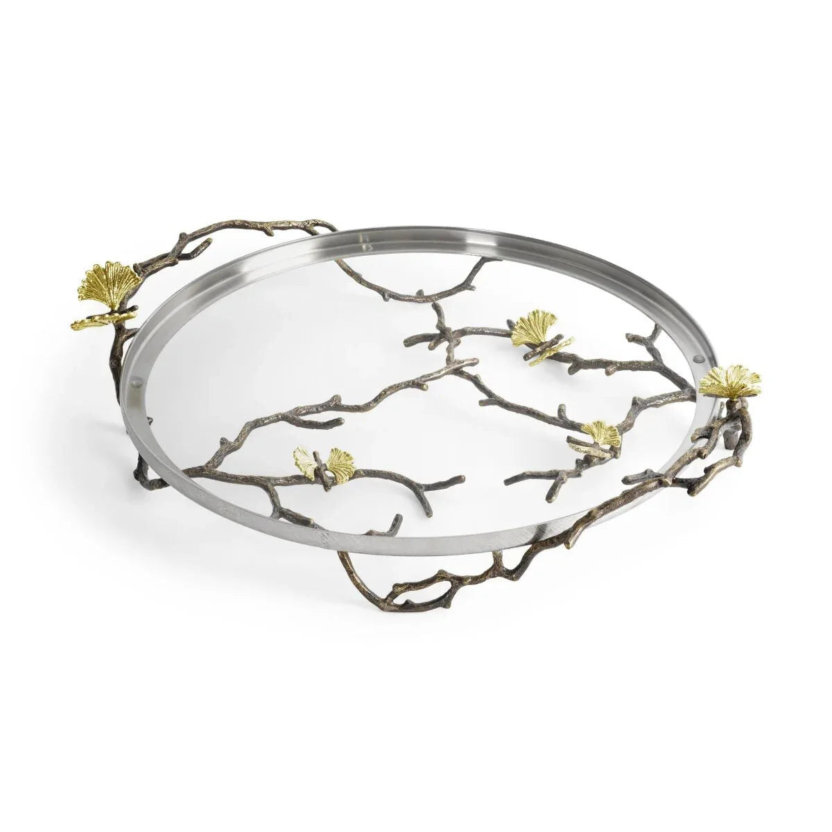 Michael Aram Butterfly Ginkgo Glass Platter