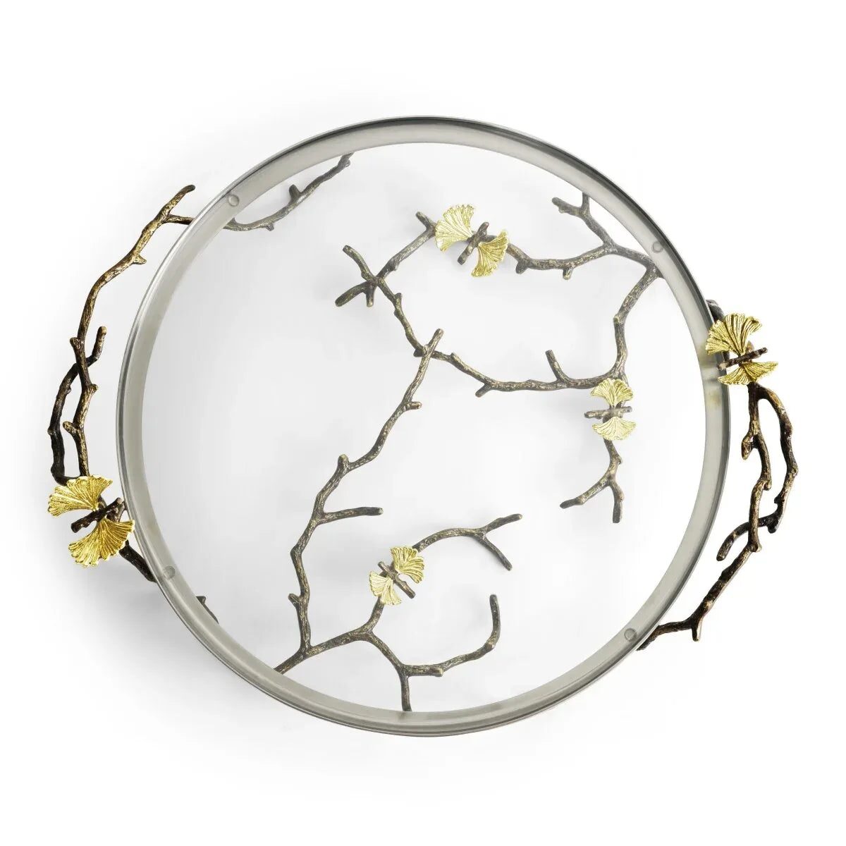 Michael Aram Butterfly Ginkgo Glass Platter, alternate view