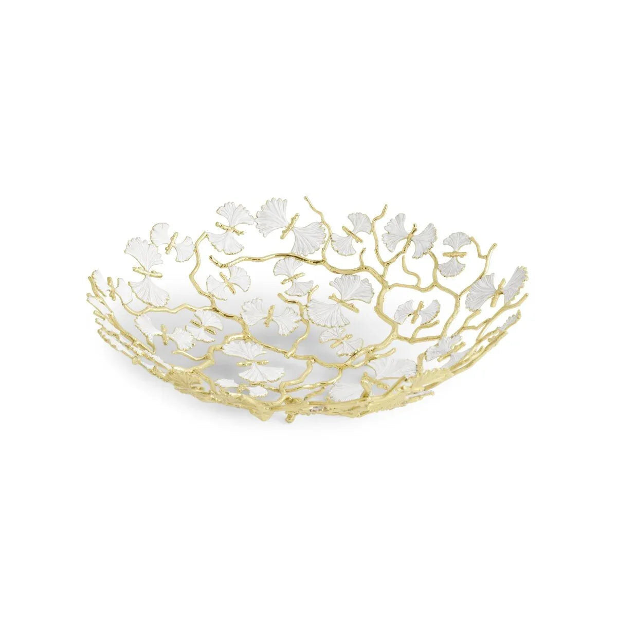 Michael Aram Butterfly Ginkgo Gold Centerpiece Platter