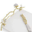 Michael Aram Butterfly Ginkgo Gold Cheese Board with Spreader Cheese Plate, alternate view