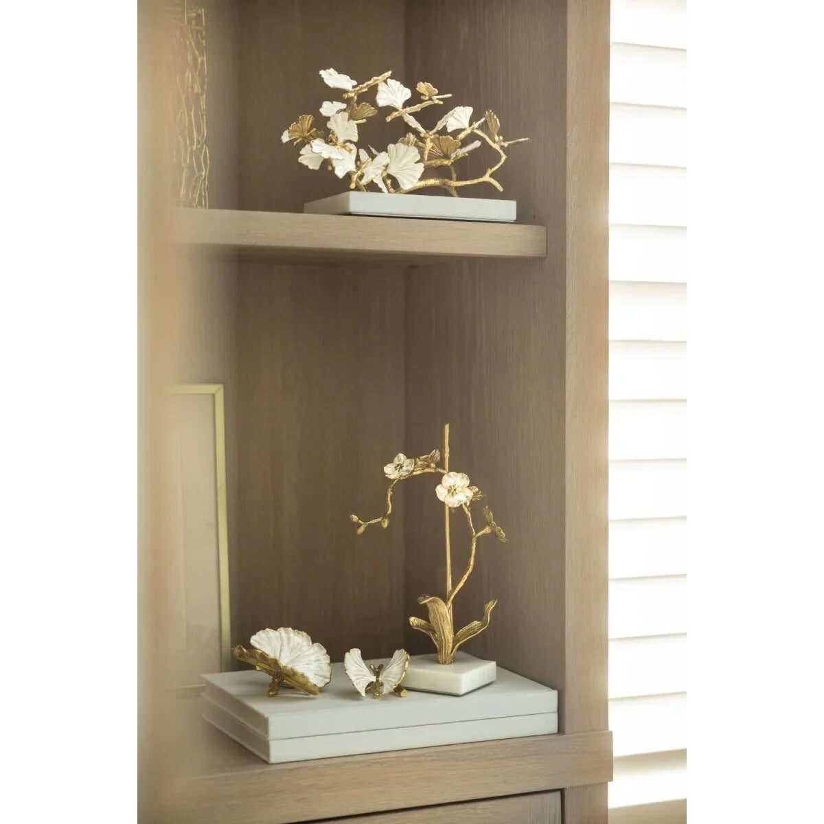 Michael Aram Butterfly Ginkgo Gold Decorative Object Sculpture, alternate view