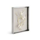 Michael Aram Butterfly Ginkgo Gold Fabric Shadow Box Wall Sculpture