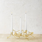 Michael Aram Butterfly Ginkgo Gold Low Candleholders, alternate view