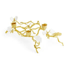 Michael Aram Butterfly Ginkgo Gold Low Candleholders, alternate view