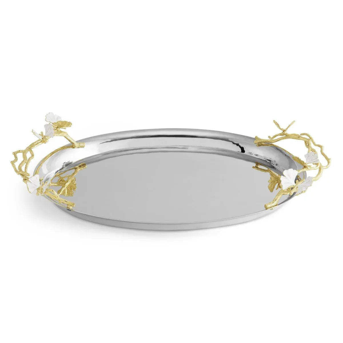 Michael Aram Butterfly Ginkgo Gold Tray — Medium
