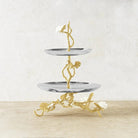Michael Aram Butterfly Ginkgo Gold Two Tier Etagere Cake Stand, alternate view