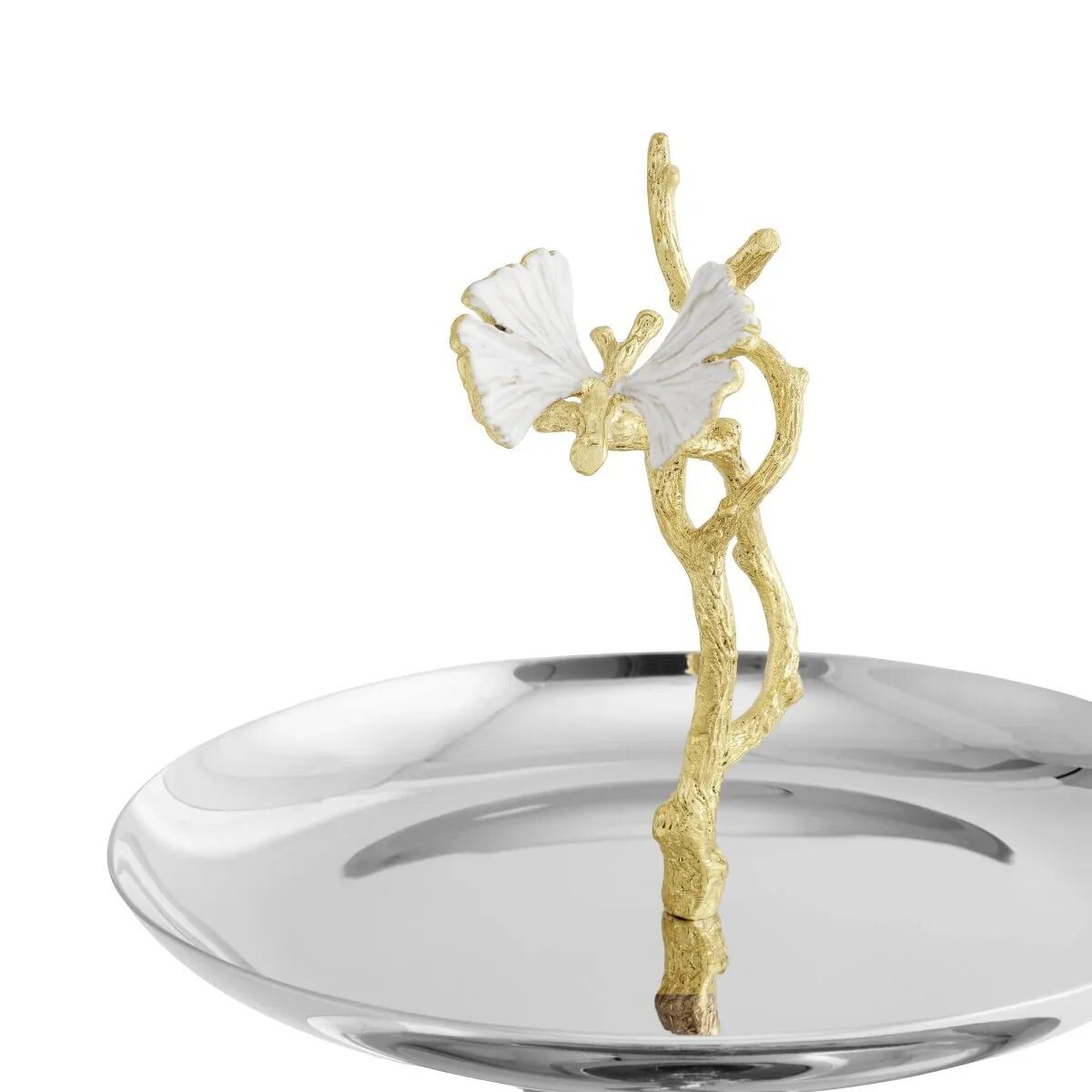 Michael Aram Butterfly Ginkgo Gold Two Tier Etagere Cake Stand, alternate view