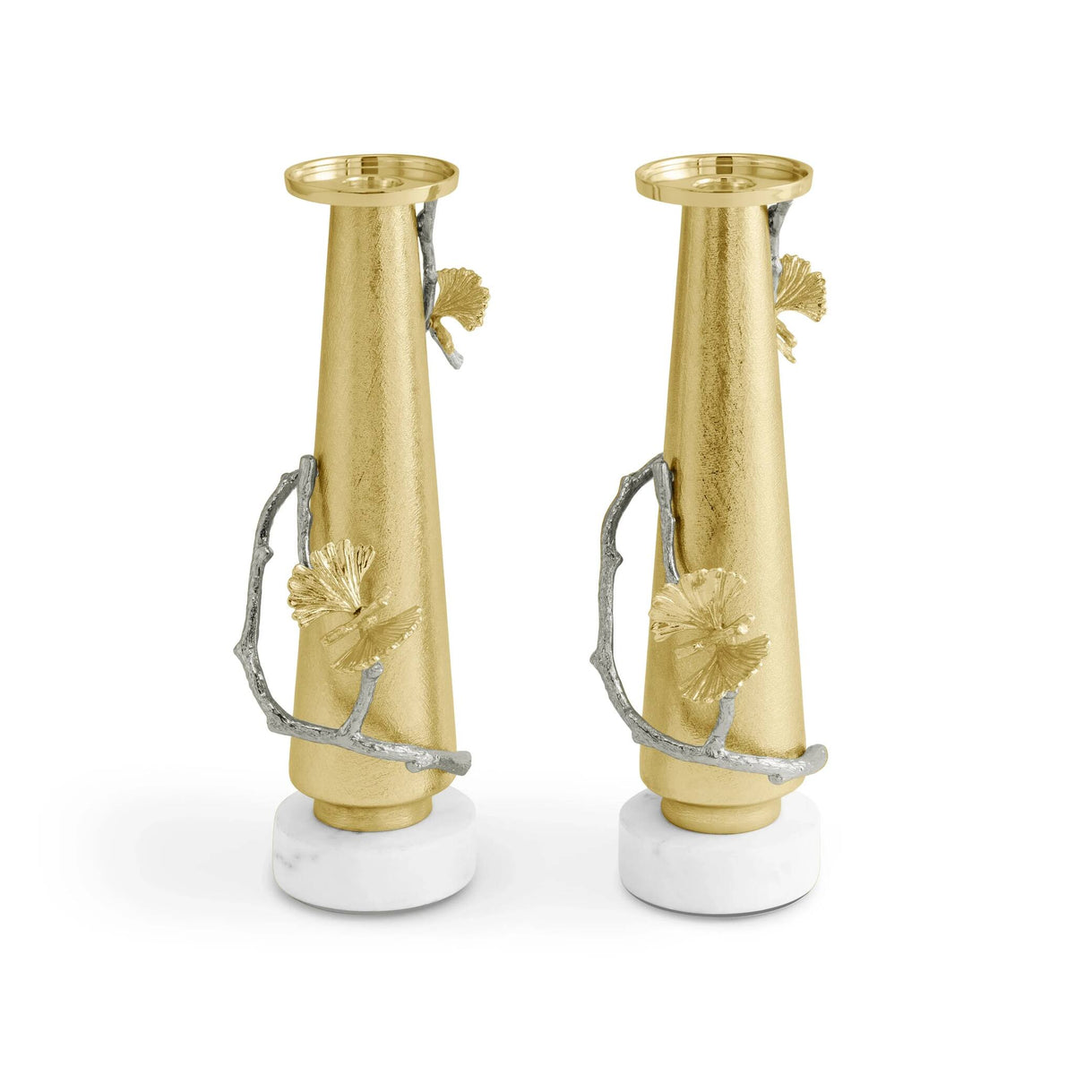 Michael Aram Butterfly Ginkgo Luxe Candleholders, alternate view