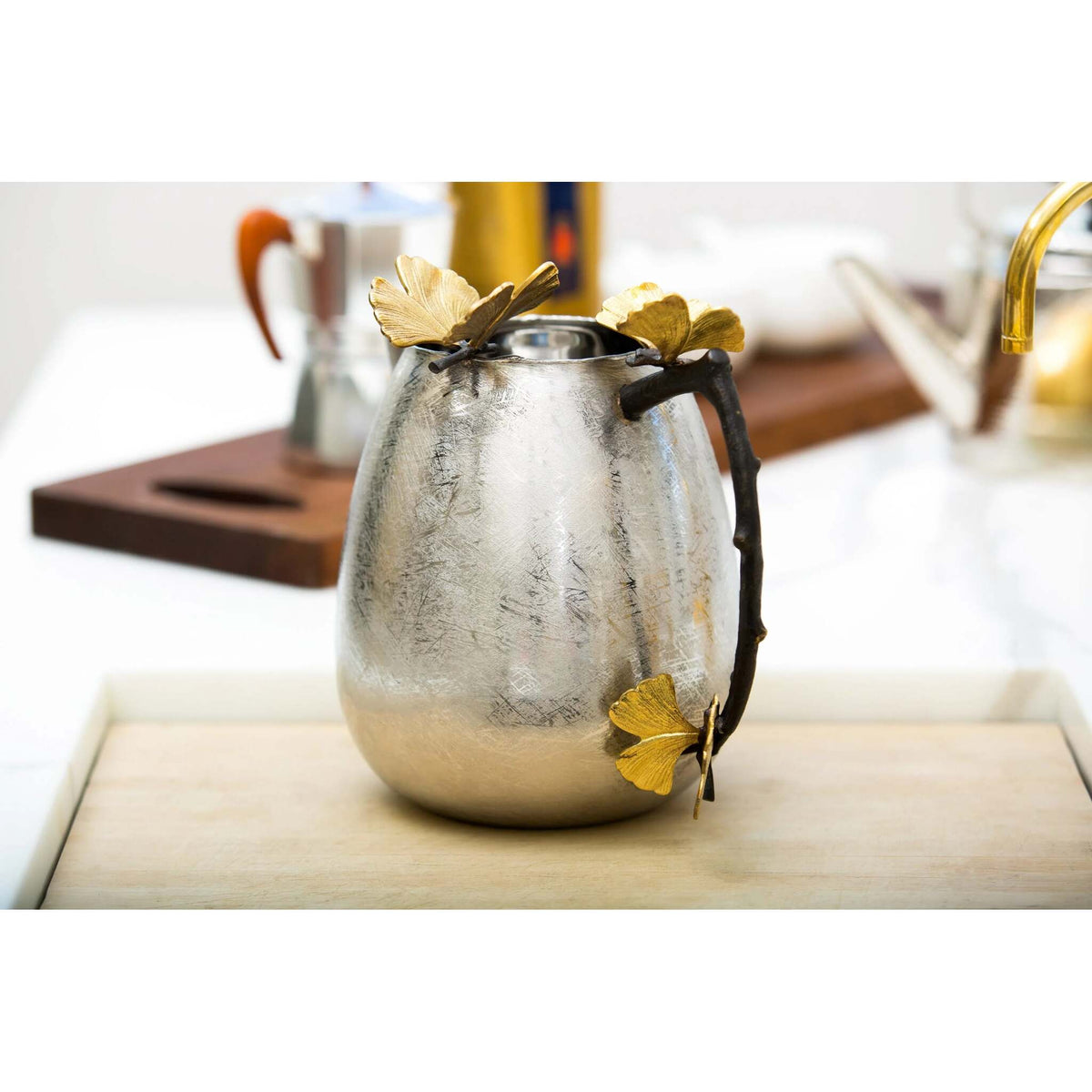 Michael Aram Butterfly Ginkgo Pitcher, alternate view