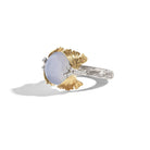 Michael Aram Butterfly Ginkgo Ring with Chalcedony and Diamonds — 6