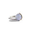 Michael Aram Butterfly Ginkgo Ring with Chalcedony and Diamonds – 7, alternate view