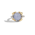 Michael Aram Butterfly Ginkgo Ring with Chalcedony and Diamonds, alternate view