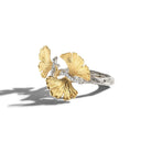 Michael Aram Butterfly Ginkgo Ring with Diamonds - Double, alternate view