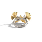 Michael Aram Butterfly Ginkgo Ring with Diamonds - Double, alternate view