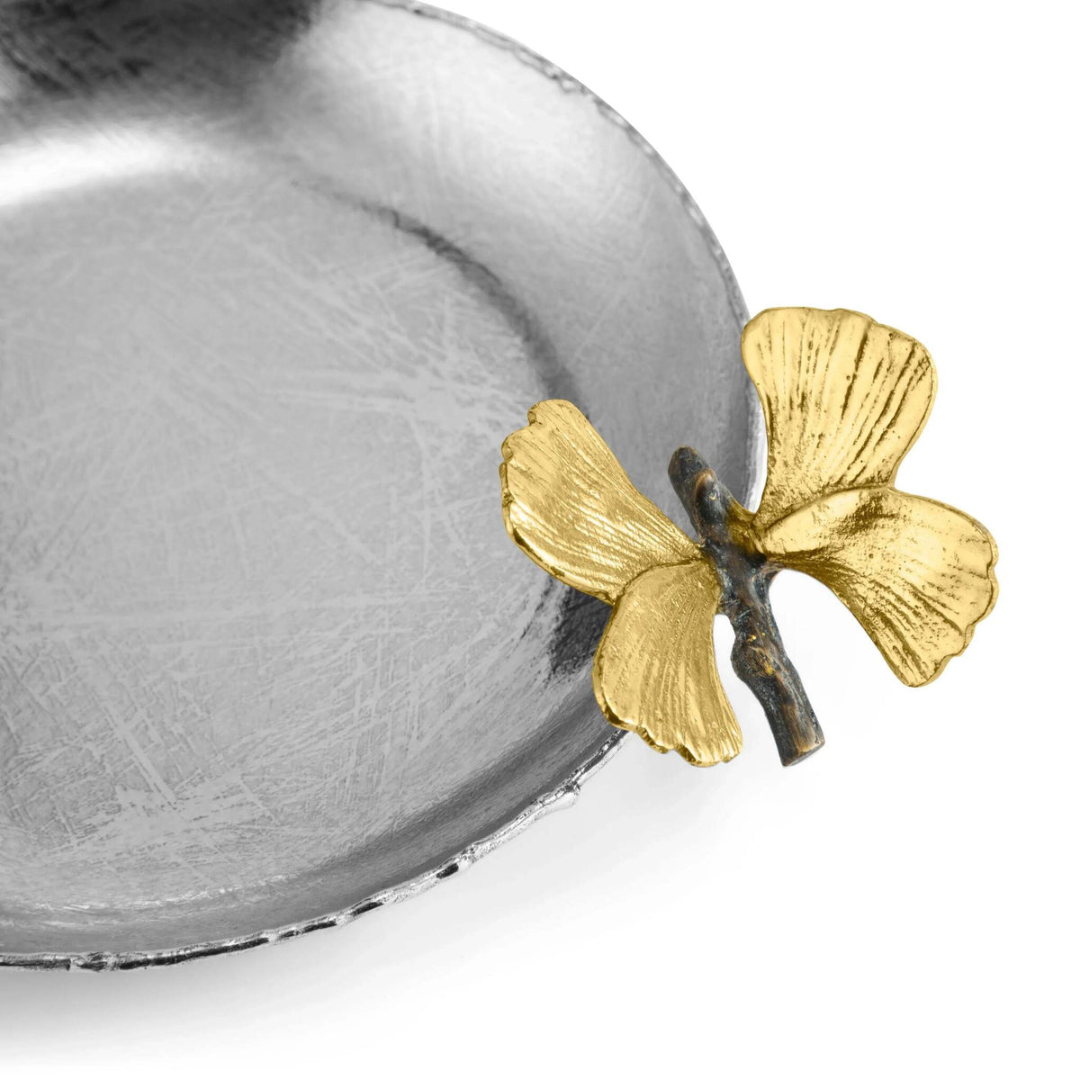 Michael Aram Butterfly Ginkgo Round Trinket Tray, alternate view