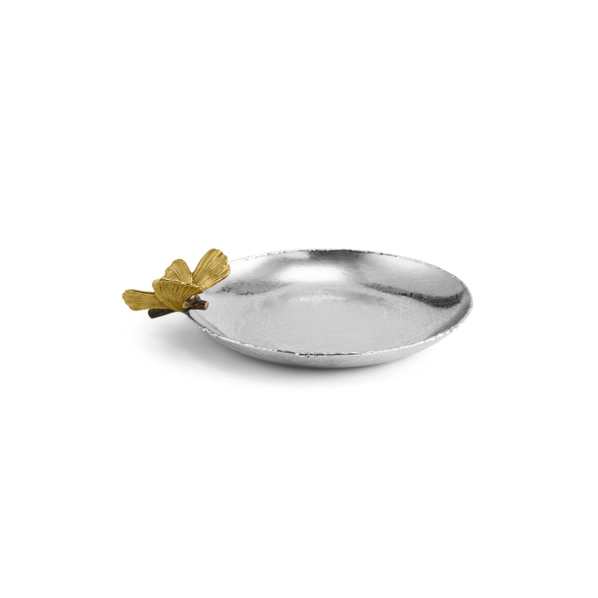 Michael Aram Butterfly Ginkgo Round Trinket Tray, alternate view