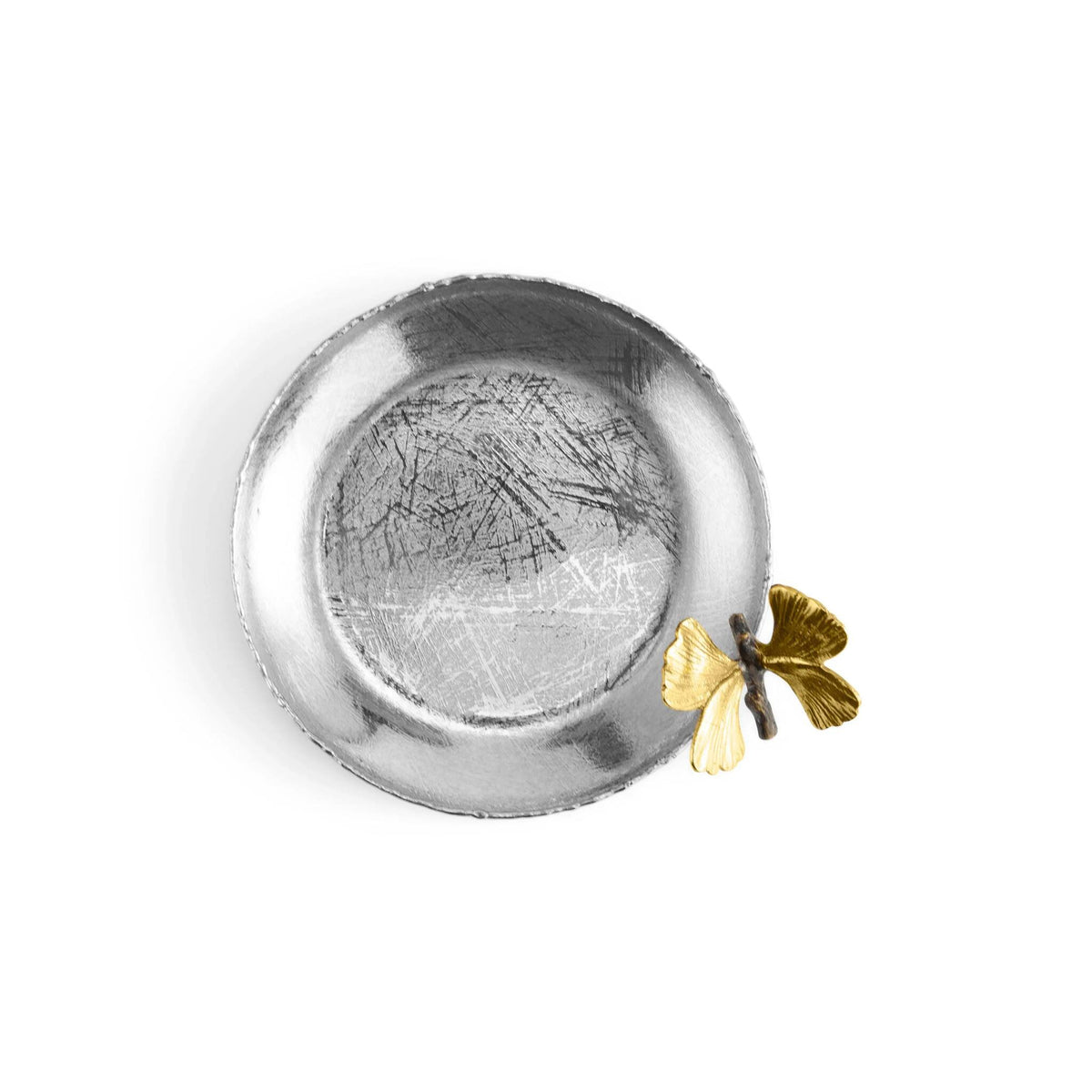 Michael Aram Butterfly Ginkgo Round Trinket Tray, alternate view