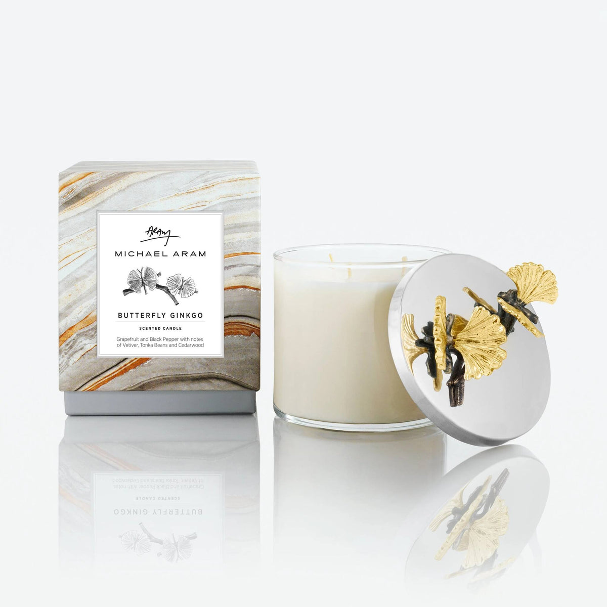 Michael Aram Butterfly Ginkgo Scented Candle, 13.5 Oz., alternate view