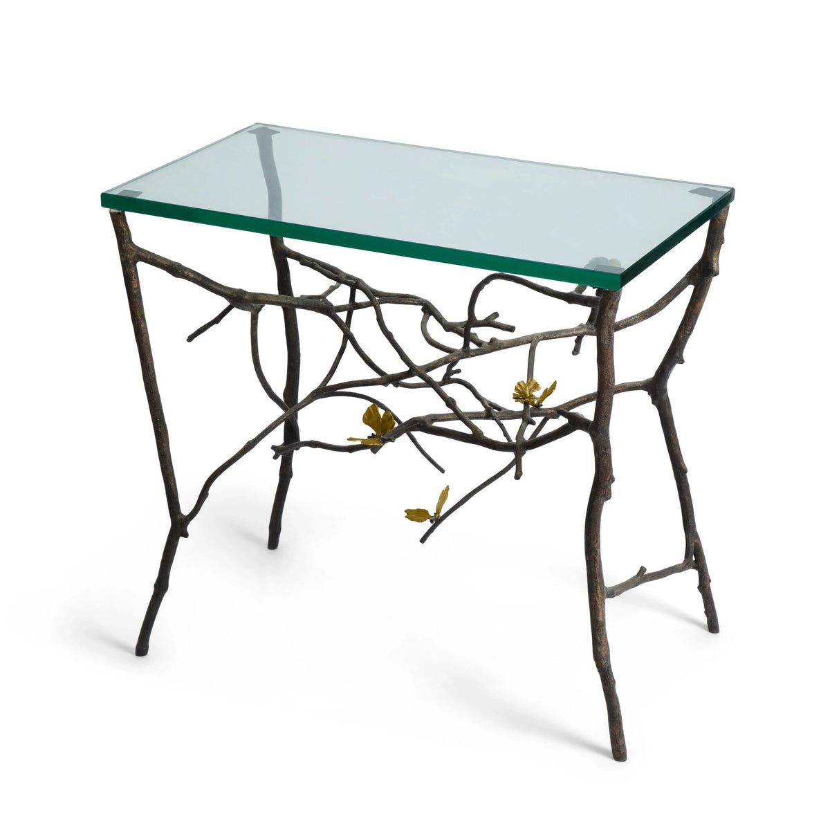 Michael Aram Butterfly Ginkgo Side Table, lifestyle view