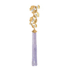 Michael Aram Butterfly Ginkgo Tassel Necklace with Chalcedony and Diamonds, alternate view