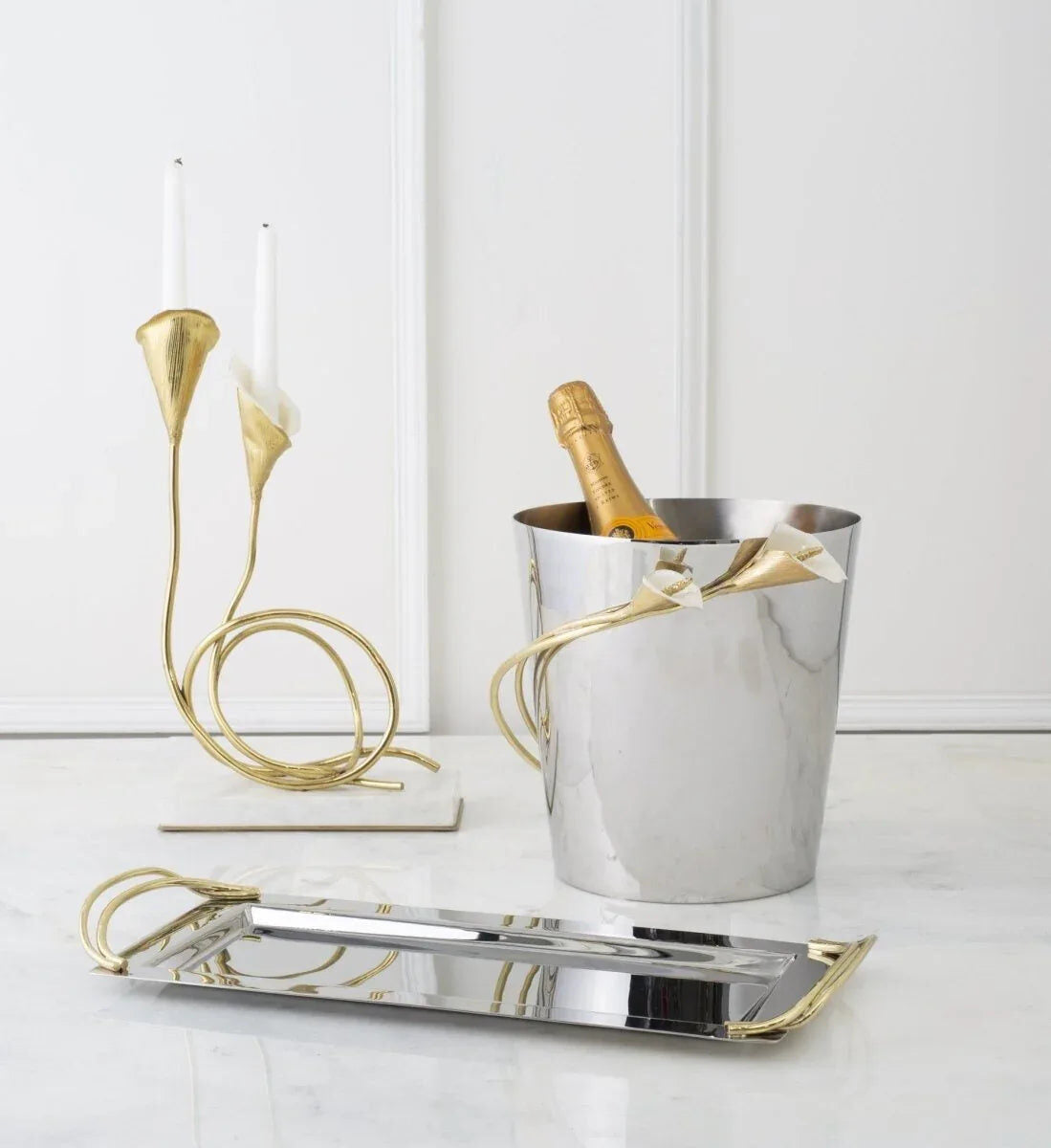 Michael Aram Calla Lily Bath Collection Bathroom Accessorie — Marble Box