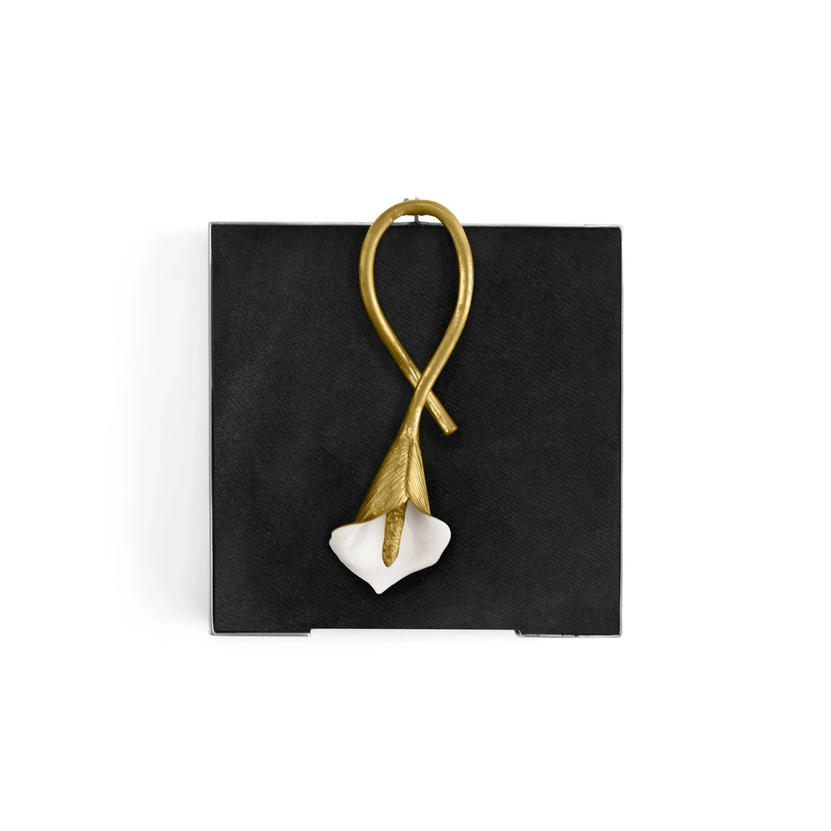Michael Aram Calla Lily Cocktail Napkin Holder Commercial Paper Napkin Dispenser, alternate view