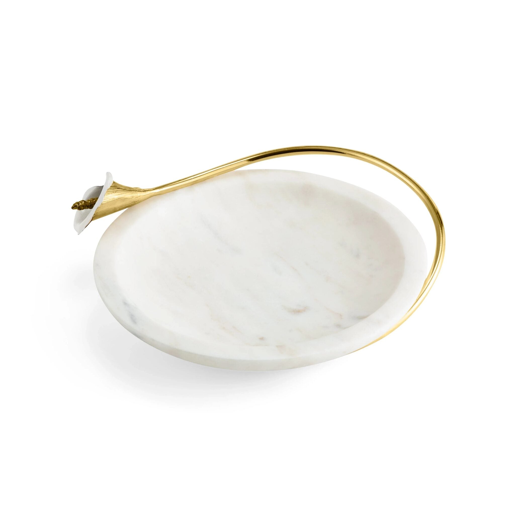 Michael Aram Calla Lily Marble Dish Decorative Tray