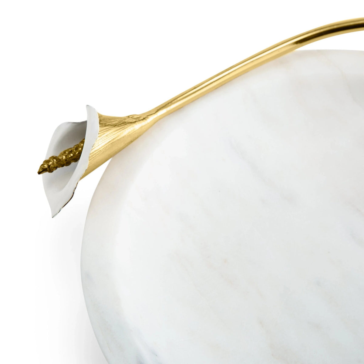 Michael Aram Calla Lily Marble Dish Decorative Tray, alternate view