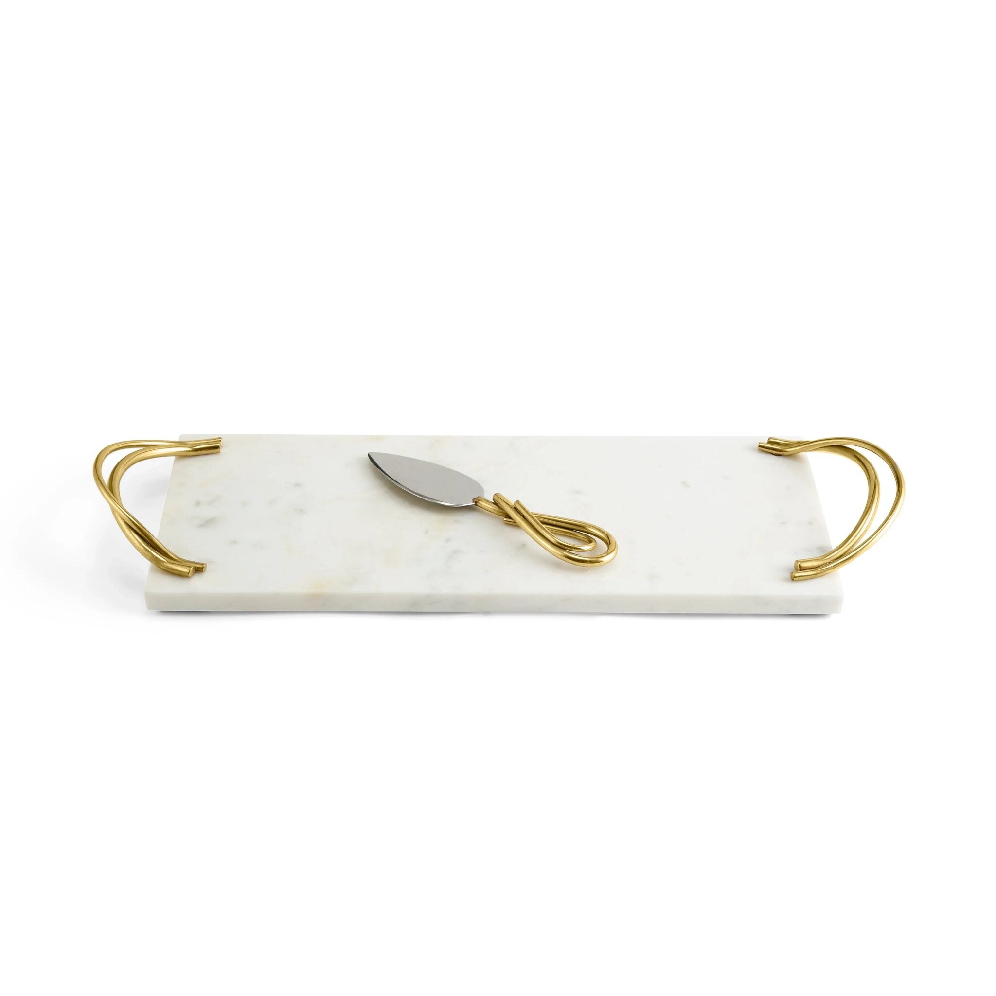 Michael Aram Calla Lily Small Cheese Board with Spreader Cheese Plate