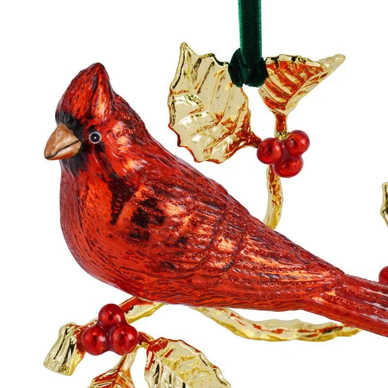 Michael Aram Cardinal Glass Ornament, view 4