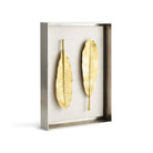 Michael Aram Champa Leaf Fabric Shadow Box Wall Sculpture, alternate view
