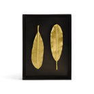Michael Aram Champa Leaf Shadow Box Wall Sculpture — Gold