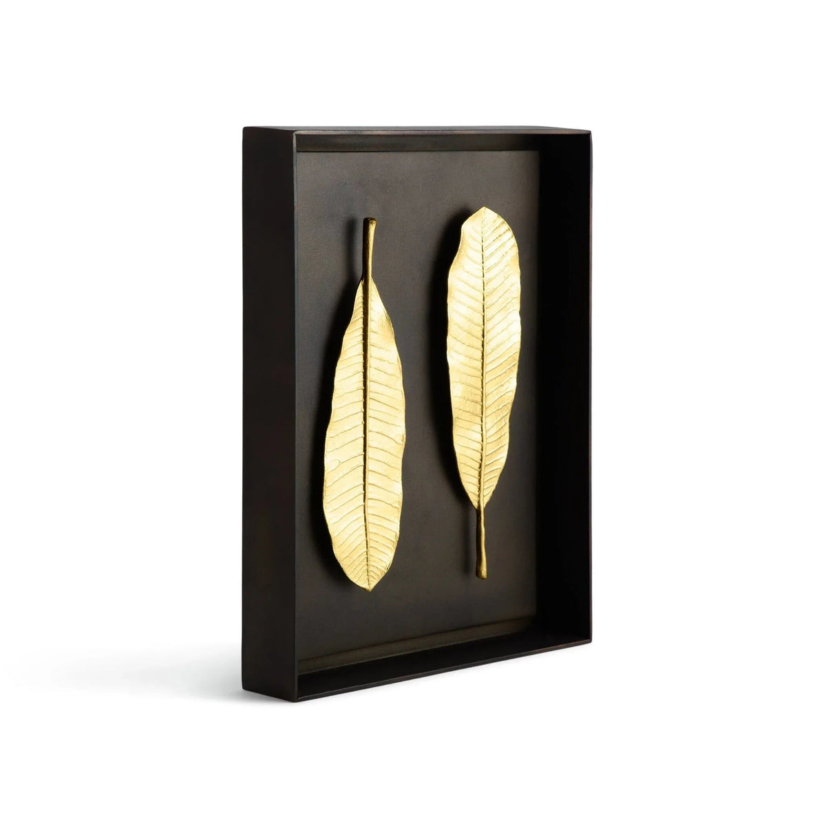 Michael Aram Champa Leaf Shadow Box Wall Sculpture, alternate view