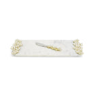Michael Aram Cherry Blossom Small Cheese Board with Knife Cheese Plate