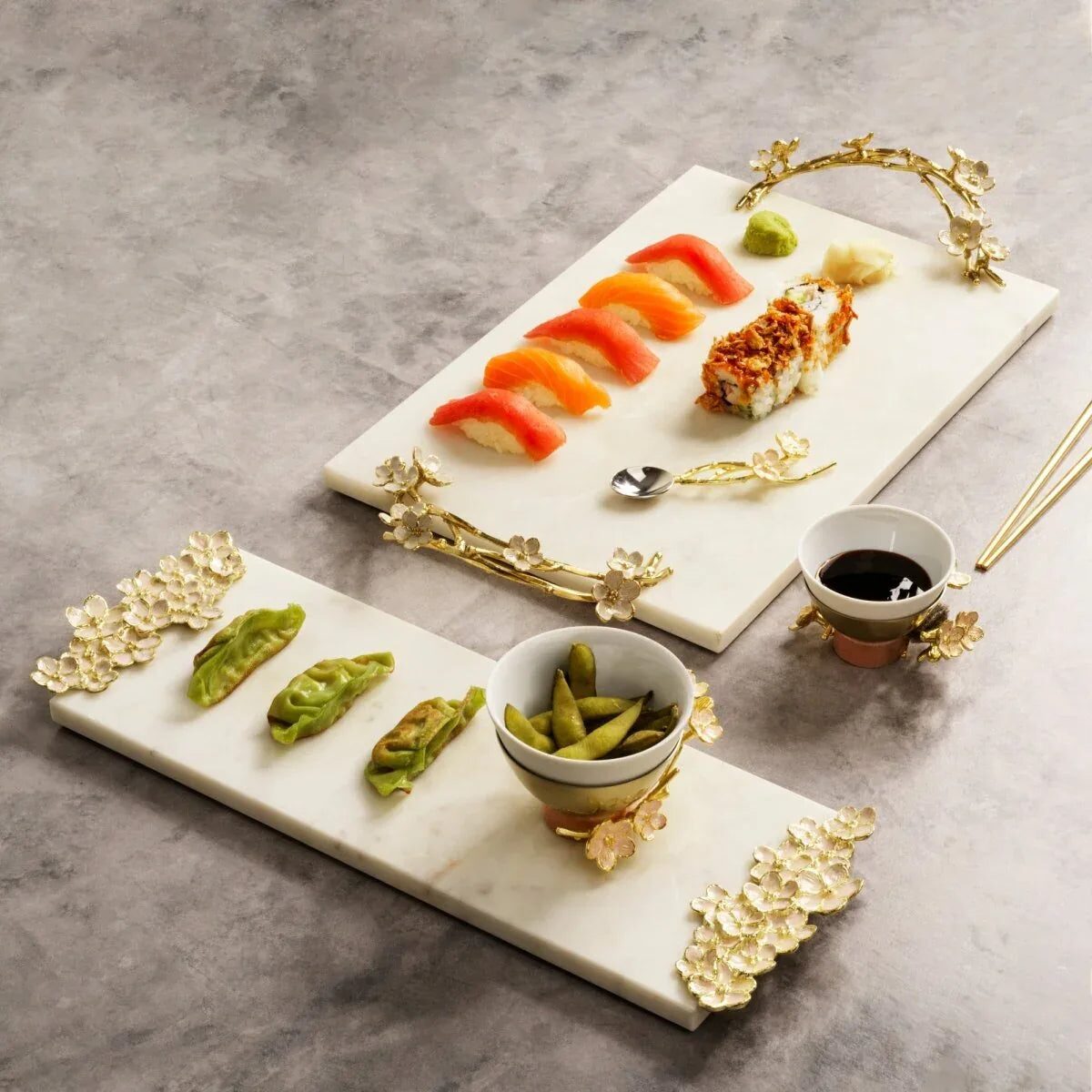 Michael Aram Cherry Blossom Small Cheese Board with Knife Cheese Plate, alternate view