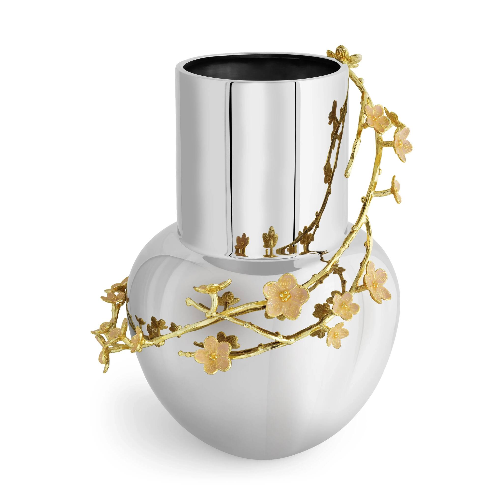 Michael Aram Cherry Blossom Vase - Silver — MD