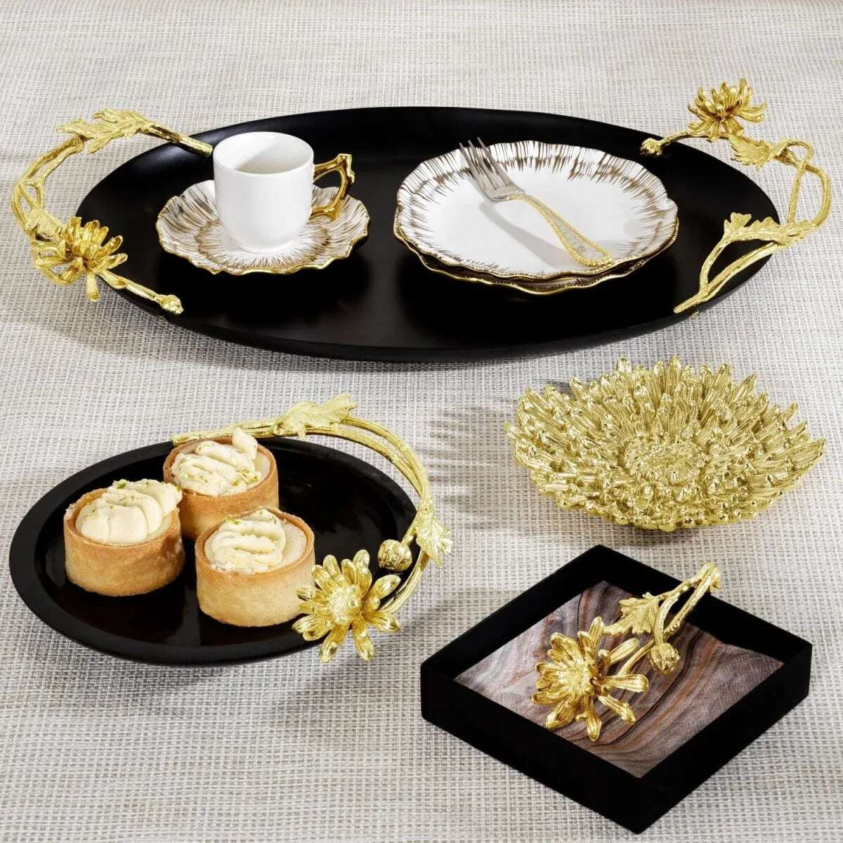 Michael Aram Dahlia Catch All Decorative Tray, alternate view