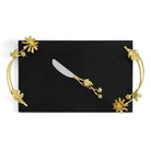 Michael Aram Dahlia Cheese Board with Knife Cheese Plate, alternate view