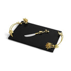 Michael Aram Dahlia Cheese Board with Knife Cheese Plate, alternate view