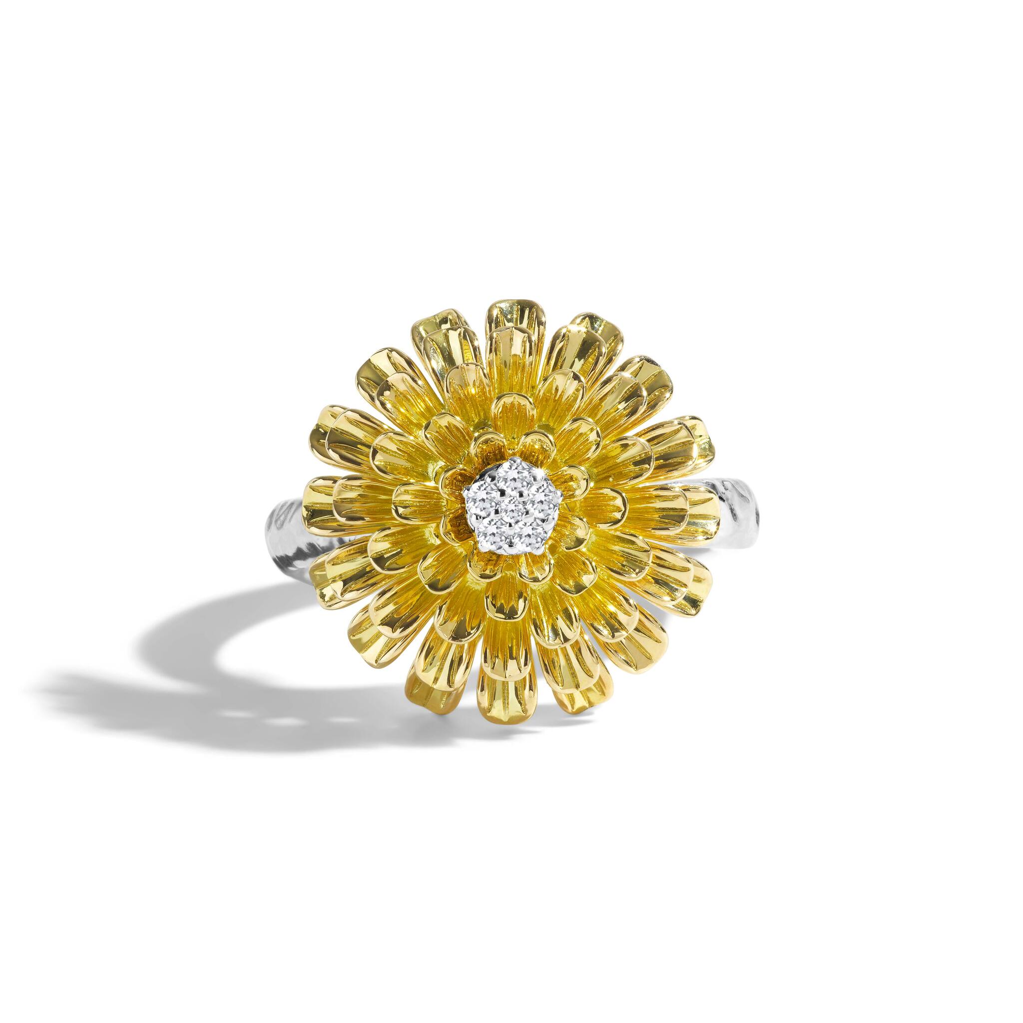 Michael Aram Dandelion Flower Ring with Diamonds — 6