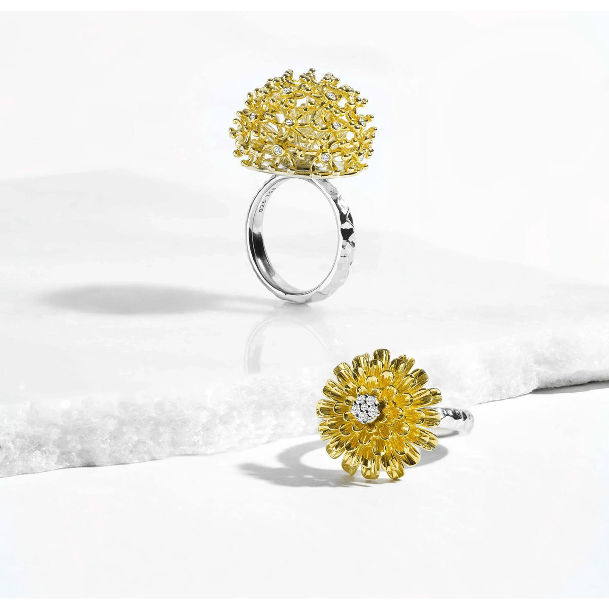 Michael Aram Dandelion Flower Ring with Diamonds, alternate view