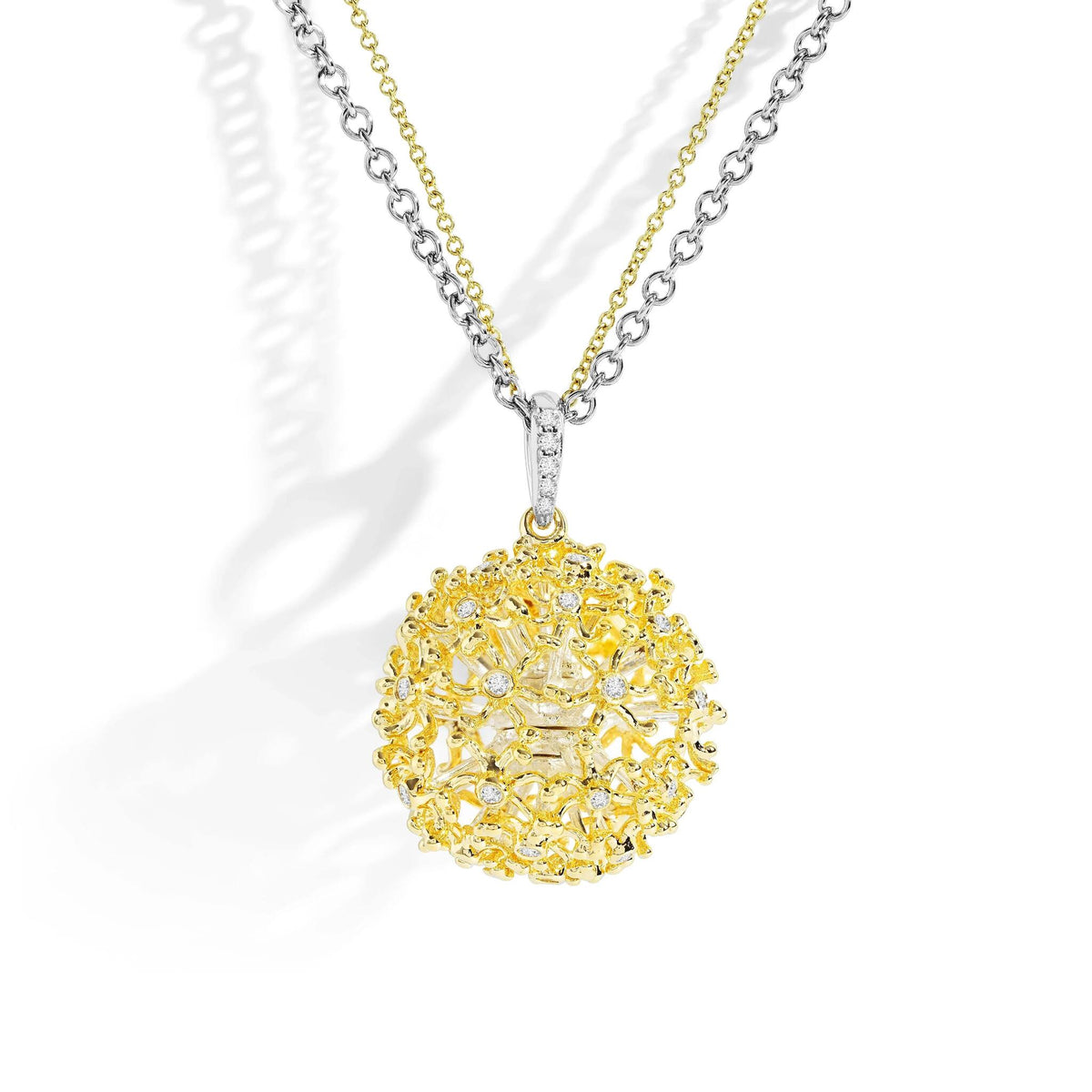Michael Aram Dandelion Pendant Necklace with Diamonds, alternate view
