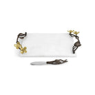 Michael Aram Dogwood Small Cheeseboard and Knife Cheese Plate, alternate view