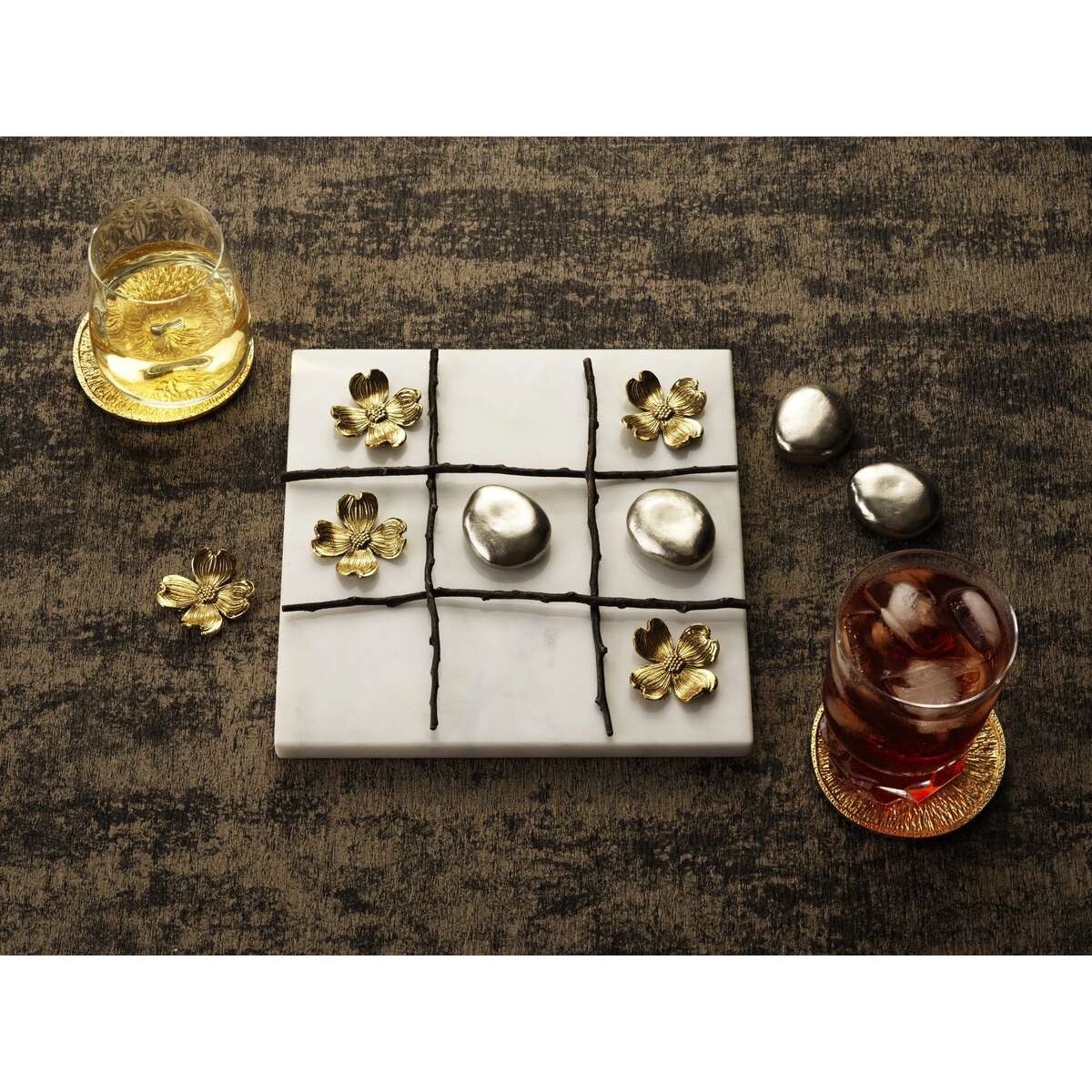 Michael Aram Dogwood Tic Tac Toe Board & Table Game, alternate view