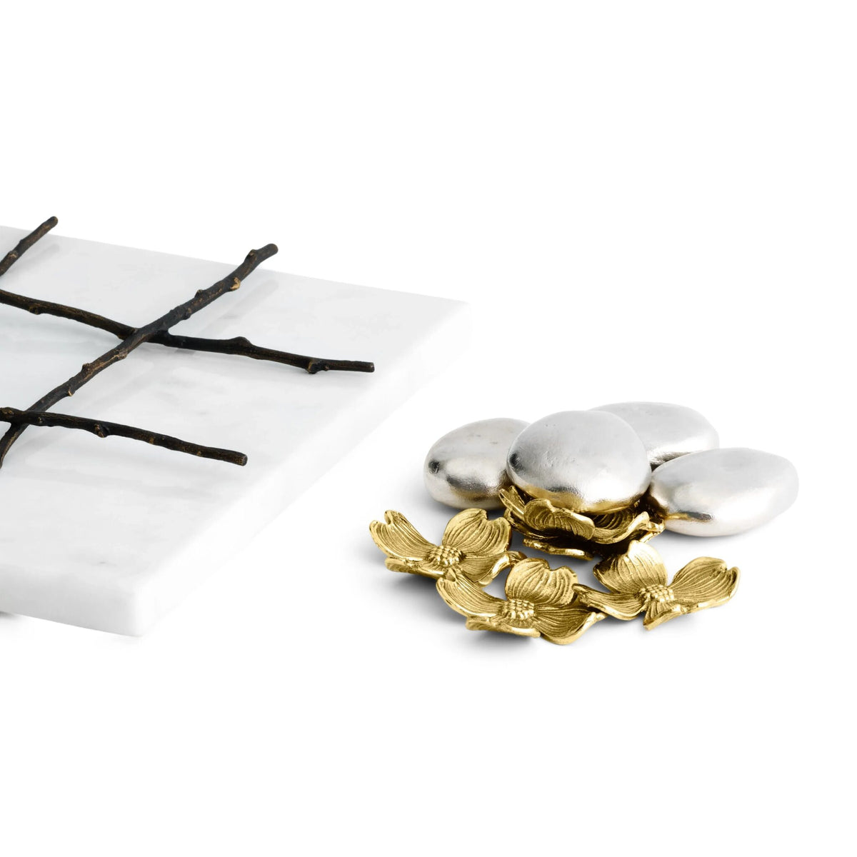 Michael Aram Dogwood Tic Tac Toe Board & Table Game, alternate view