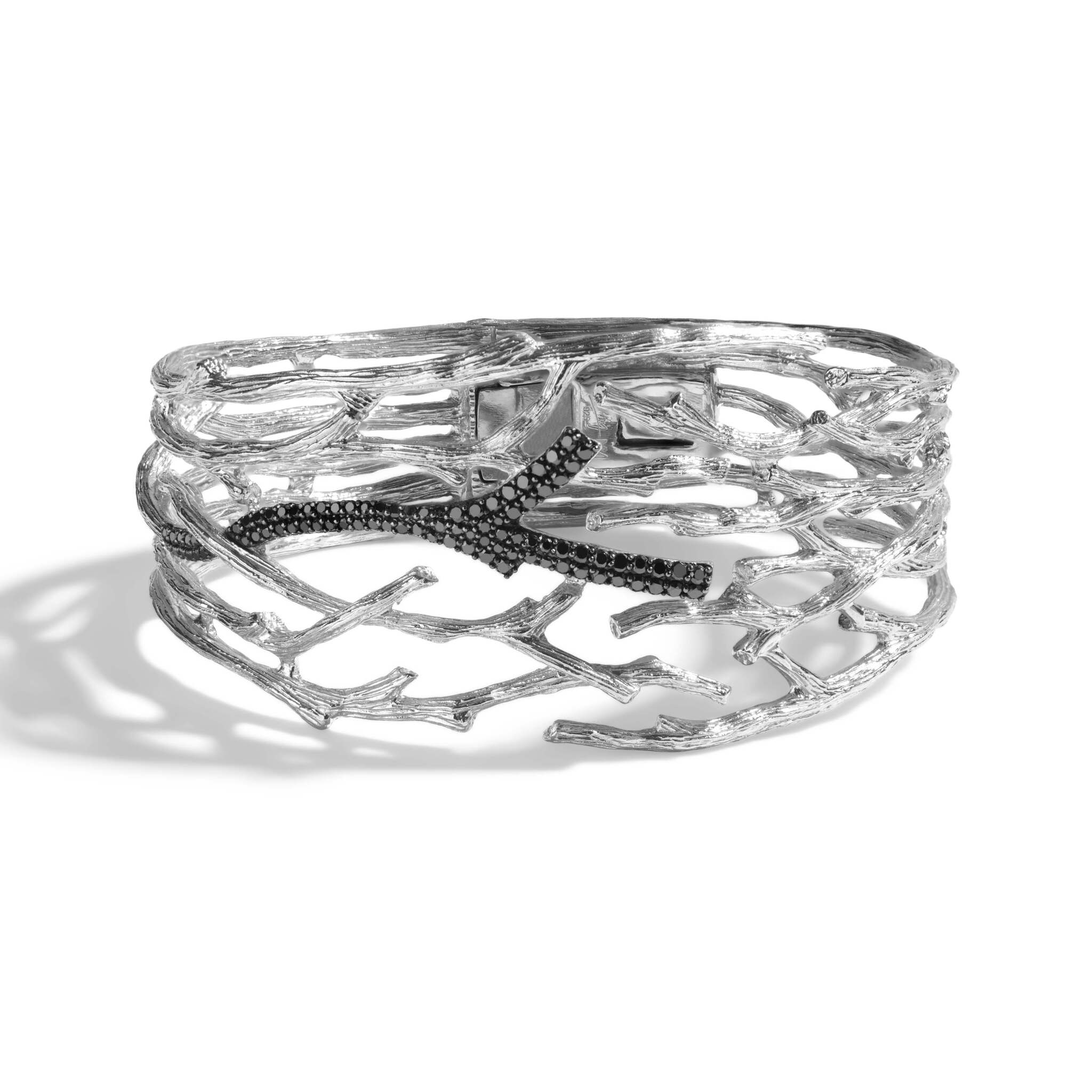 Michael Aram Enchanted Forest Cuff Bracelet with Diamonds - Black Diamonds