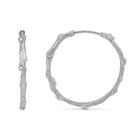 Michael Aram Enchanted Forest Hoop Earrings with Diamonds, alternate view