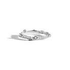 Michael Aram Enchanted Forest Pave Stack Ring with Diamonds - Silver — 8