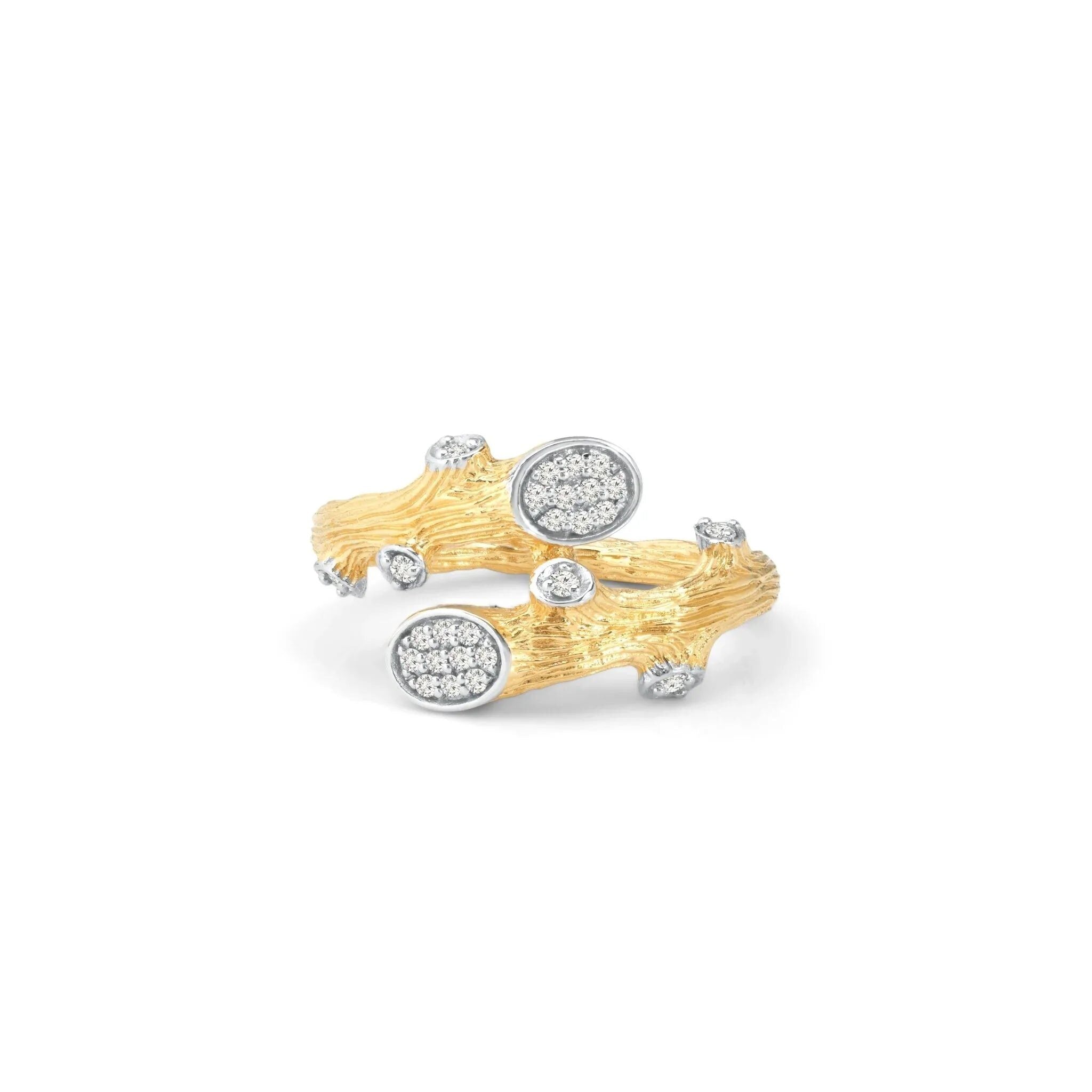 Michael Aram Enchanted Forest Ring with Diamonds - Gold — 8