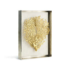 Michael Aram Fan Coral Fabric Shadow Box Wall Sculpture, alternate view